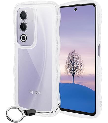 Amazon.co.jp: OPPO A3 5G ケース クリア ウェーブ TPU波状のバンパー